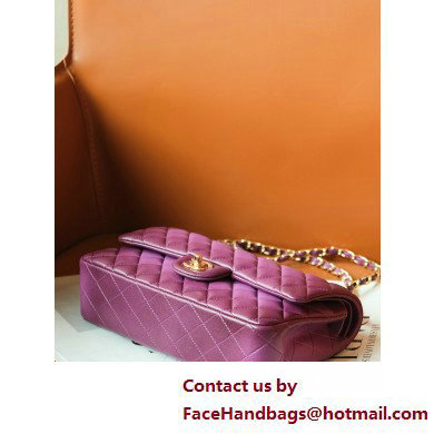 Chanel Gradient Lambskin  &  Gold-Tone Metal Classic Flap 11.12 Handbag A01112 Purple 2025